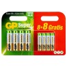 PILE ALCALINE SUPER GP 1,5V BLISTER 8 PILES AA + 8 PILES AAA