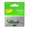 PILE ALCALINE SUPER GP 1,5V AAA  LR03 BLISTER4